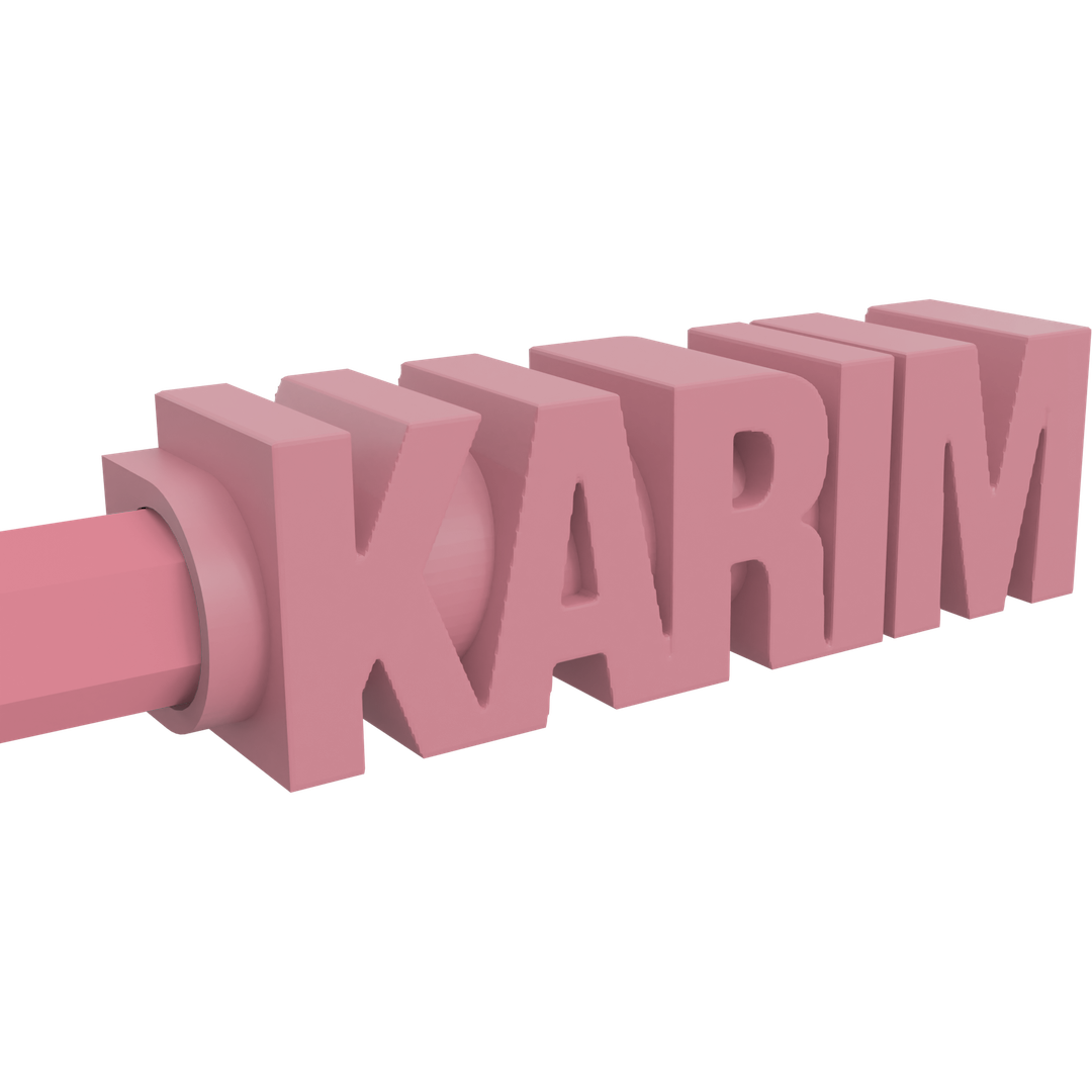 Name Pencil Topper