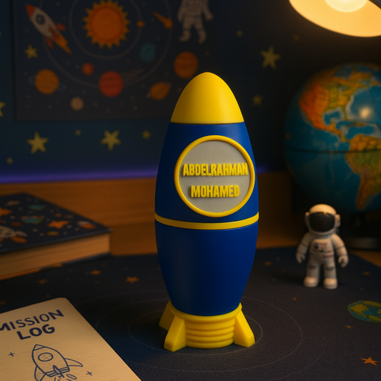 2-in-1 Rocket Pencil Case