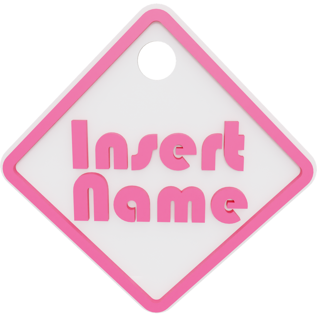 Square Name Tag
