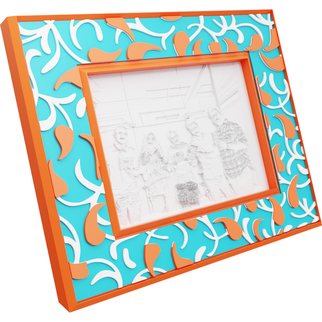 Floral Border Frame