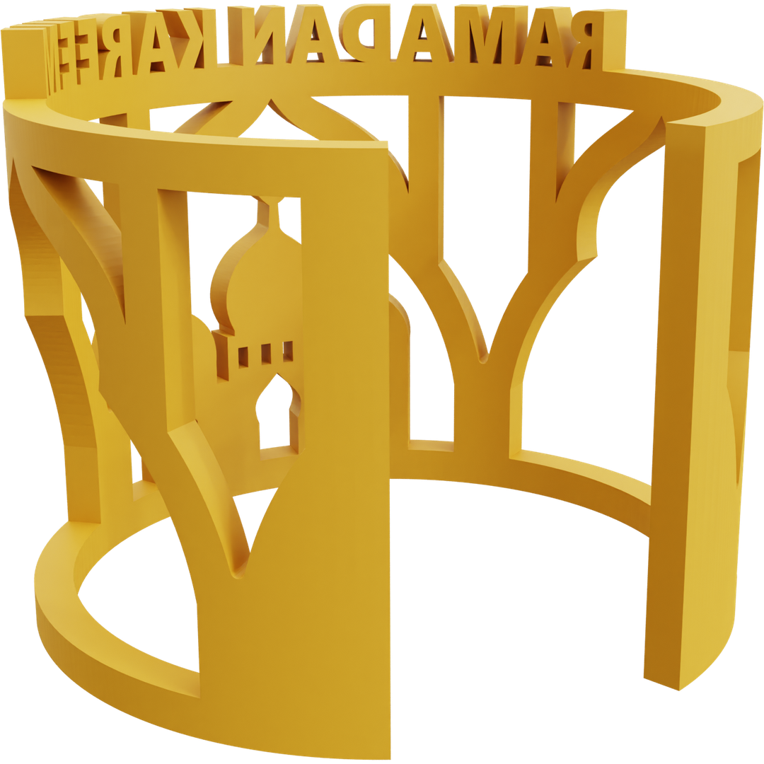 Mosque Pattern Napkin Ring