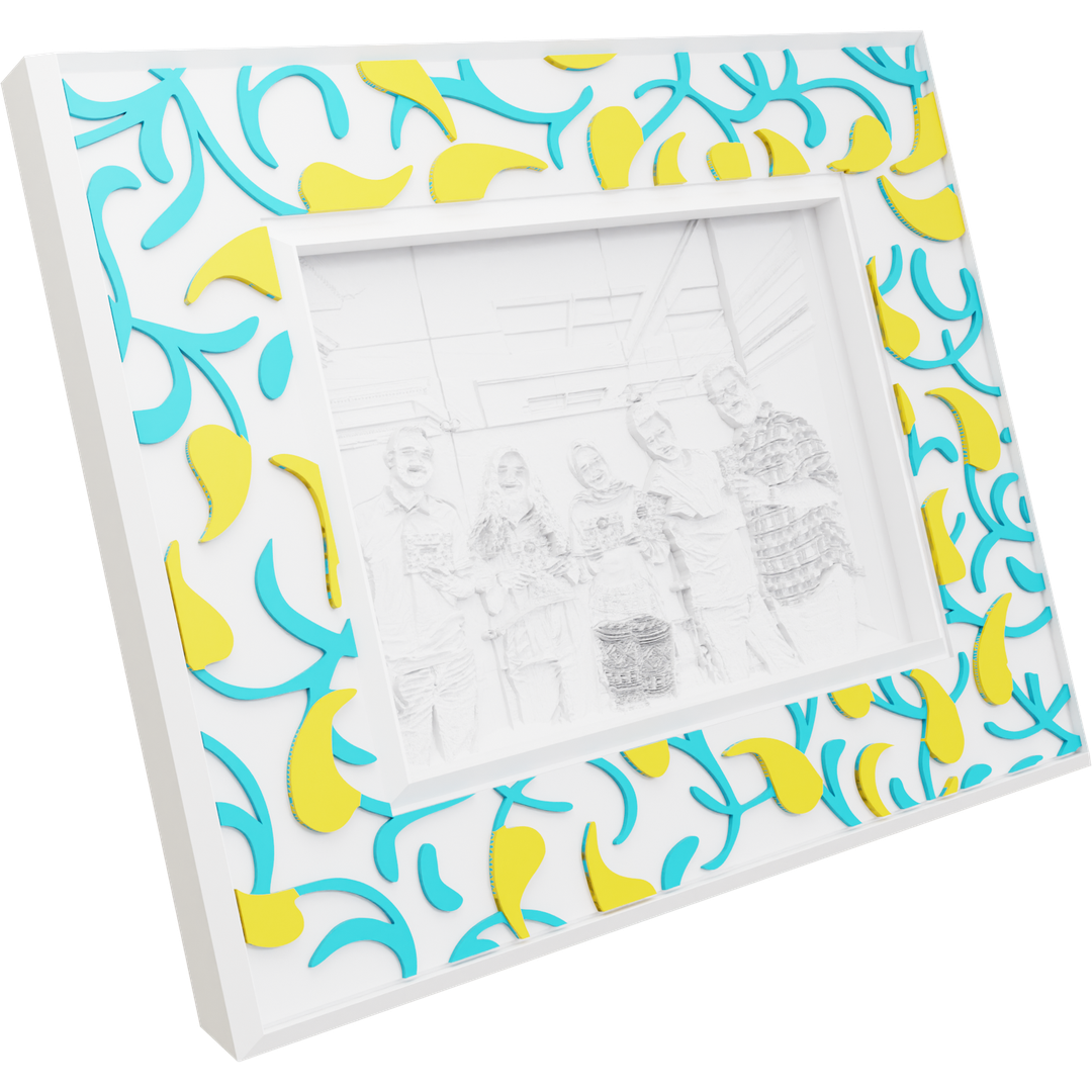 Floral Border Frame