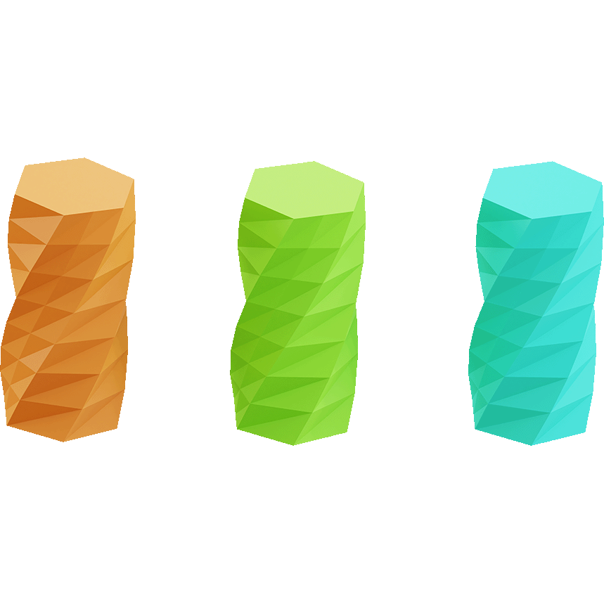 Twisted 6-sided Vase Basic