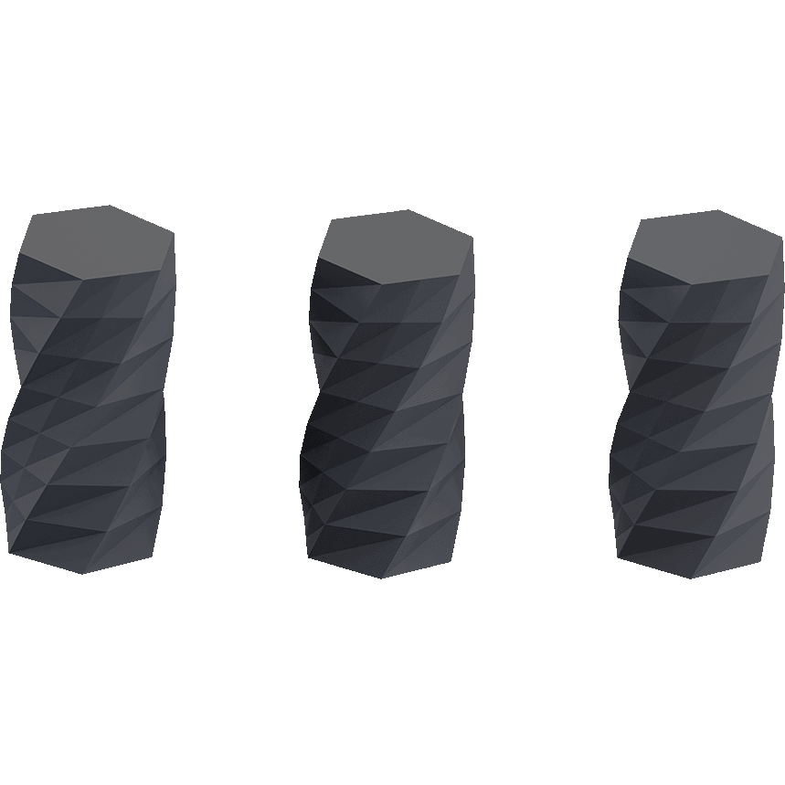 Twisted 6-sided Vase Basic