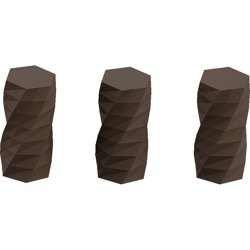 Twisted 6-sided Vase Basic