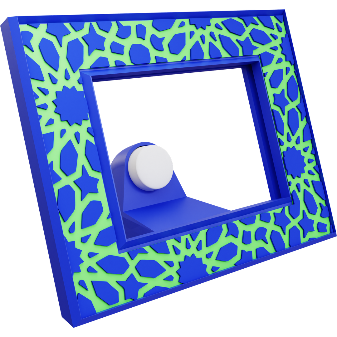 Arabesque border frame