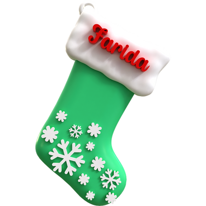 Snowy Stocking Ornament