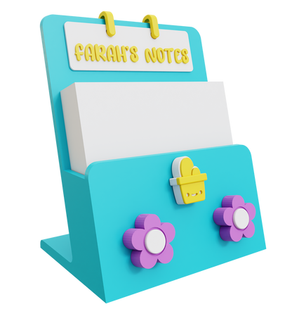 Sticky note holder