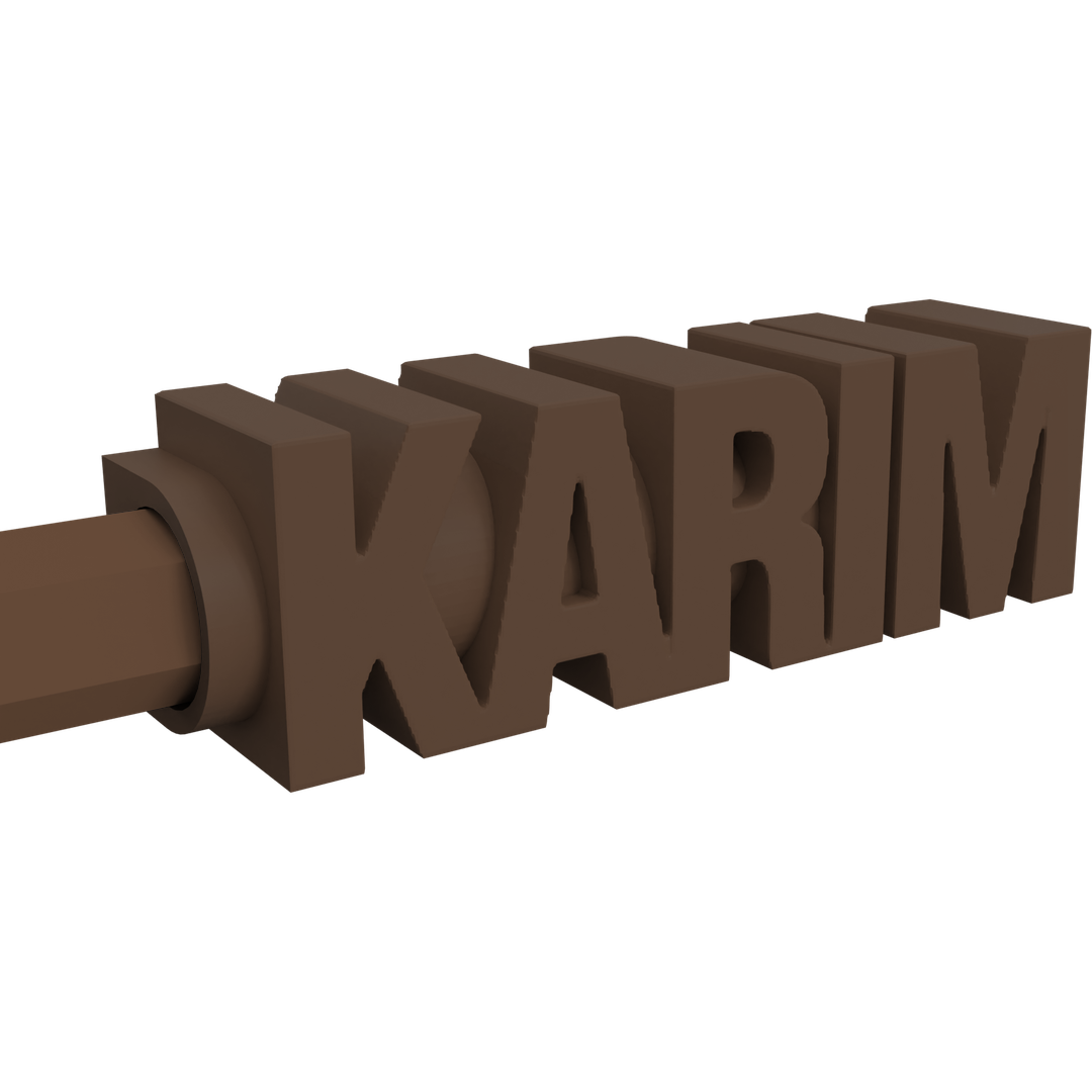 Name Pencil Topper