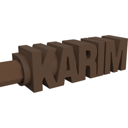 Name Pencil Topper