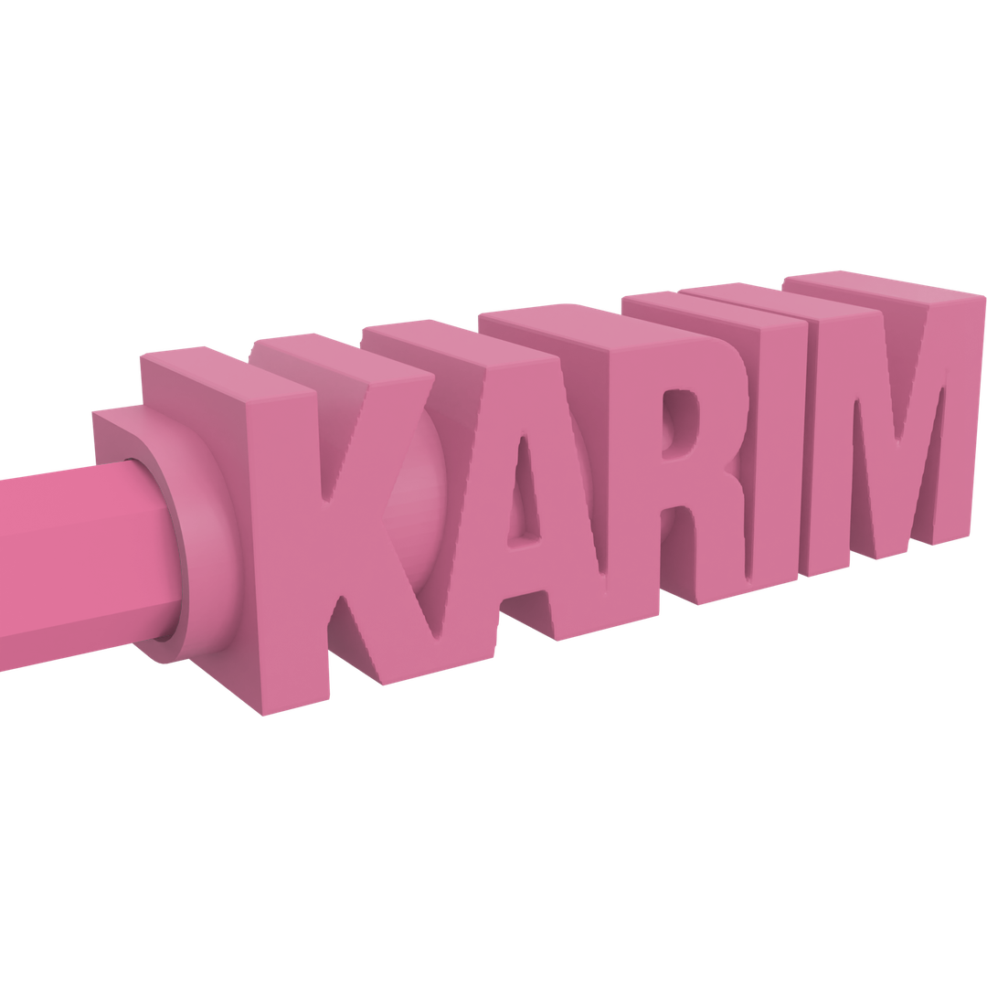 Name Pencil Topper