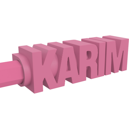 Name Pencil Topper
