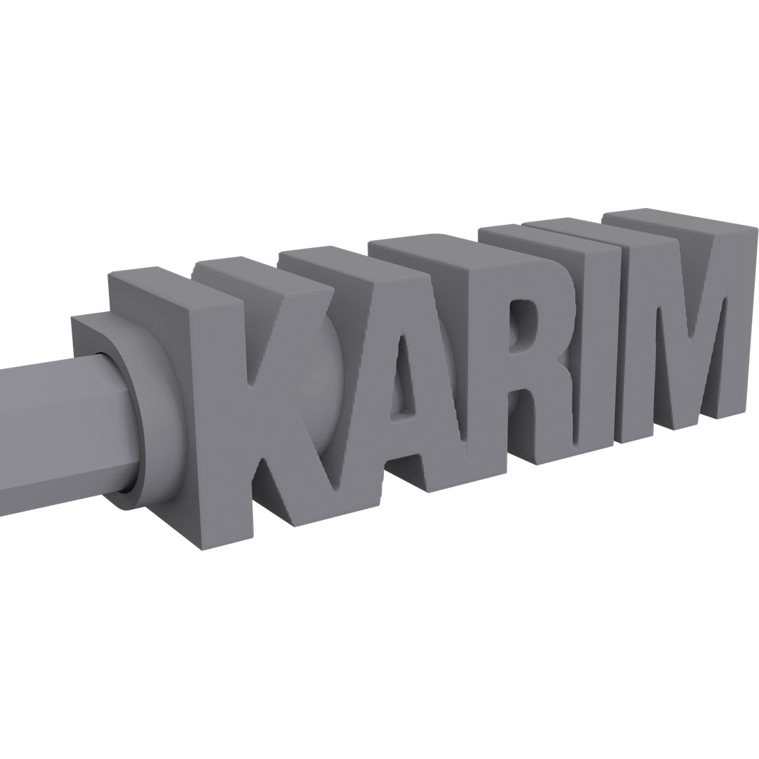 Name Pencil Topper