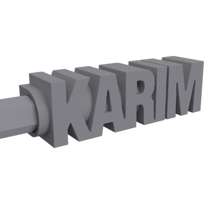 Name Pencil Topper