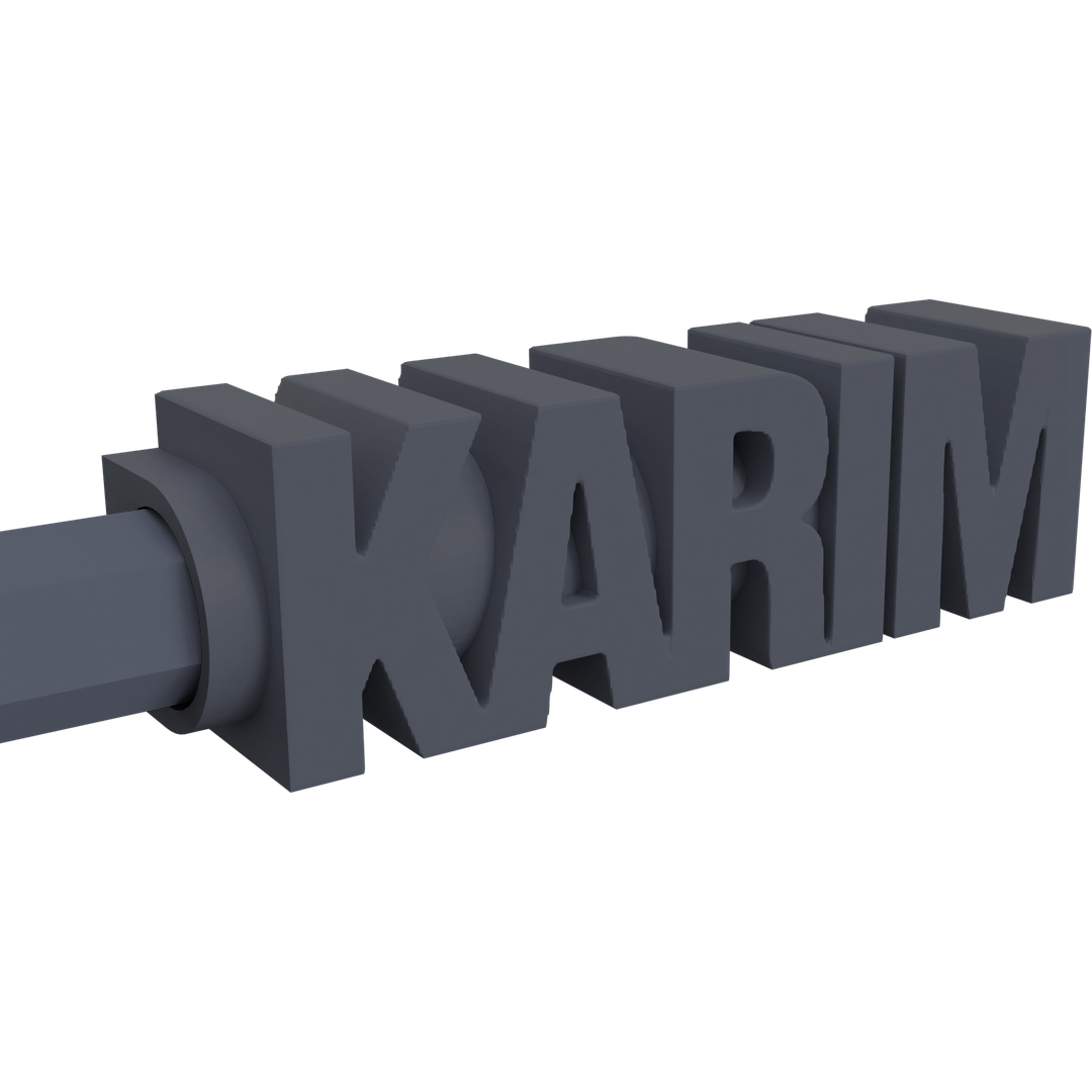 Name Pencil Topper