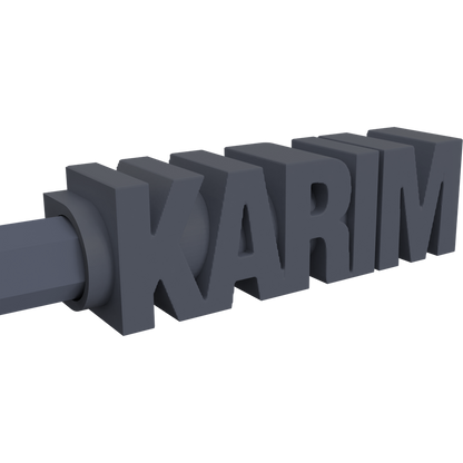Name Pencil Topper