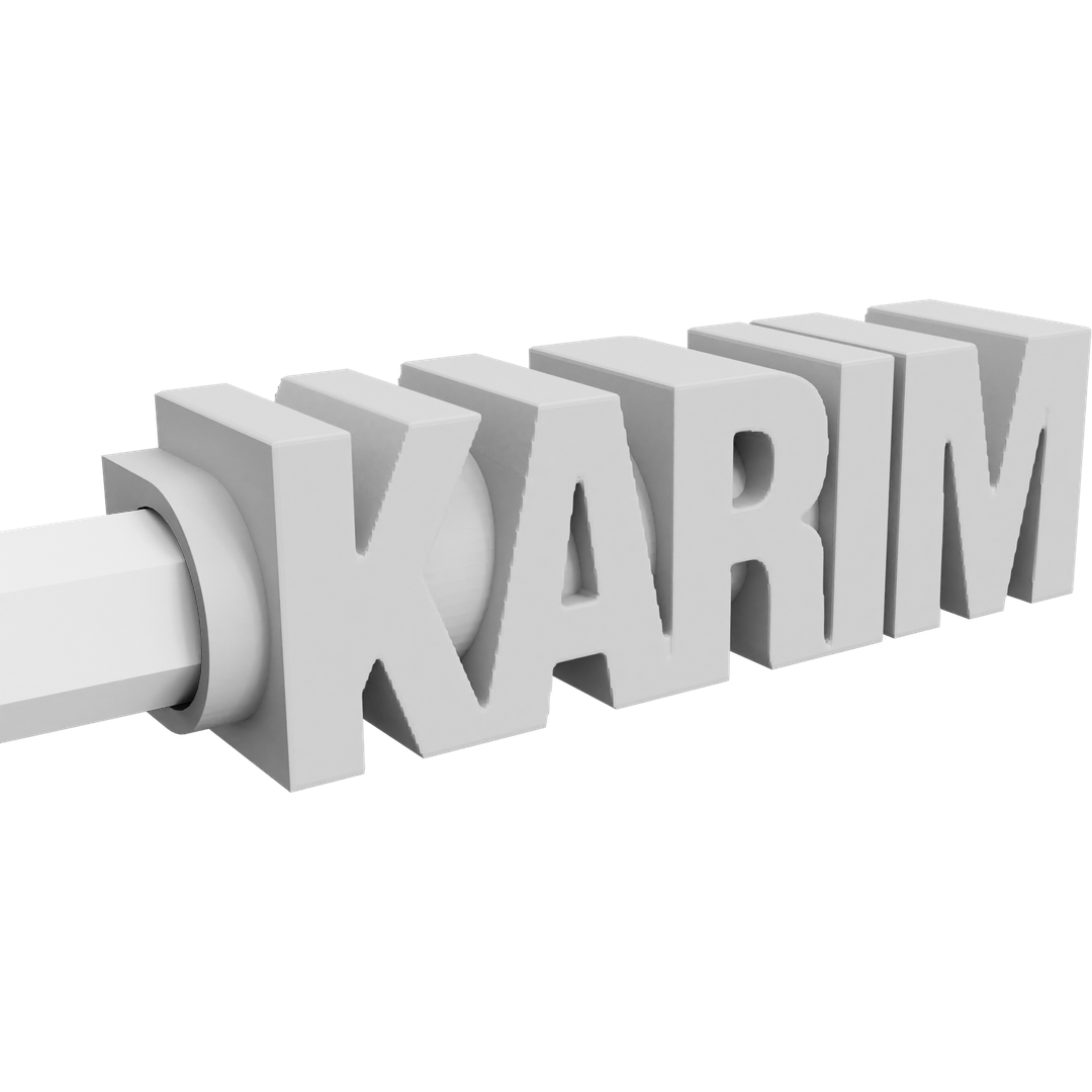 Name Pencil Topper
