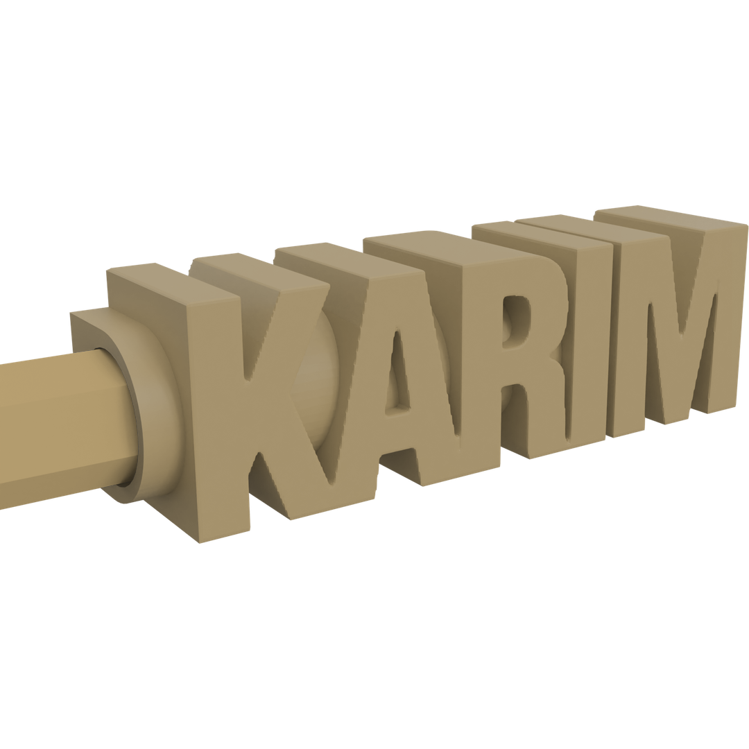 Name Pencil Topper