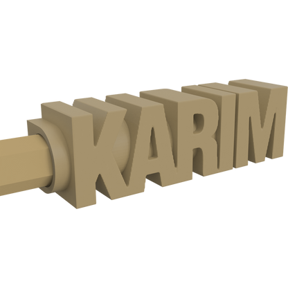 Name Pencil Topper