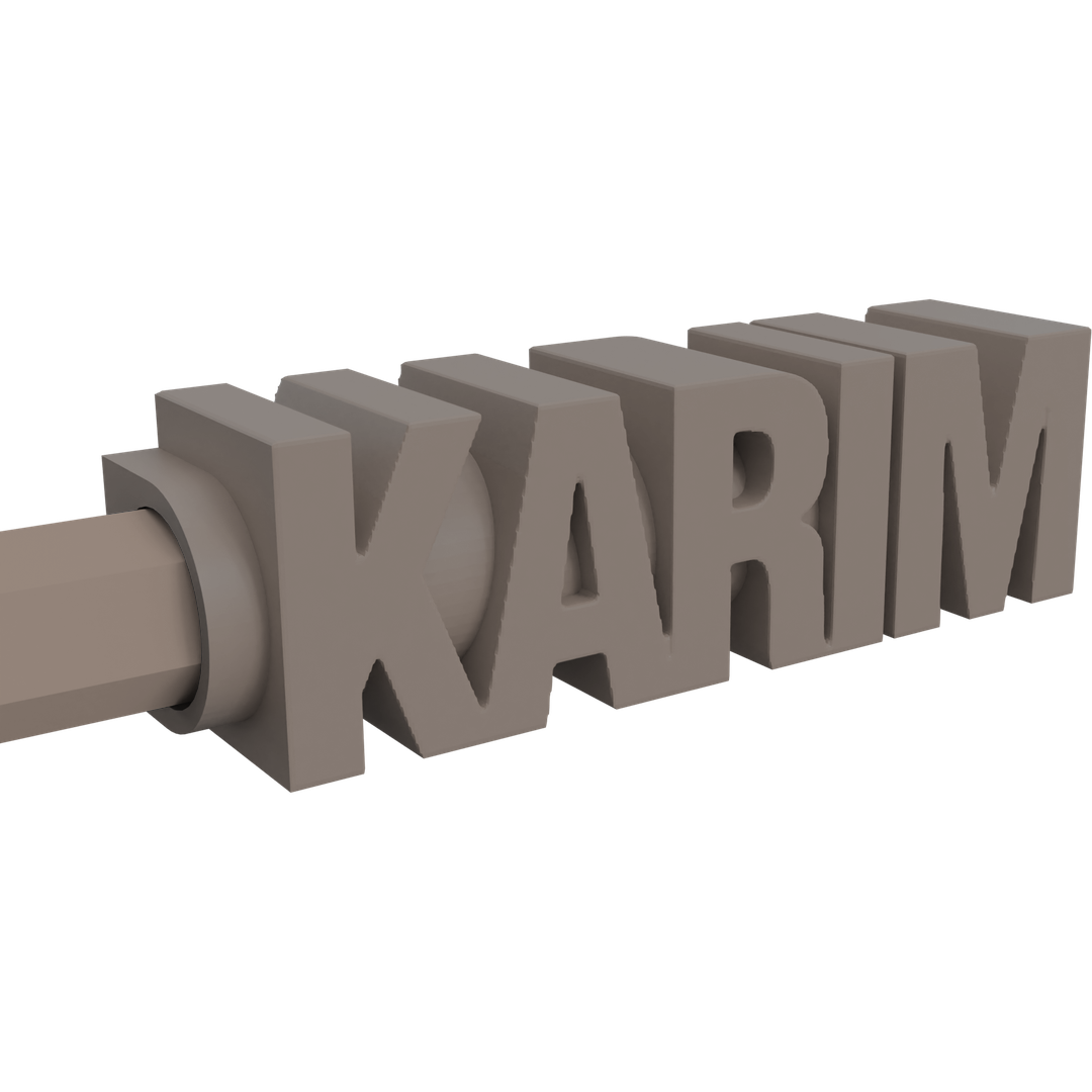 Name Pencil Topper