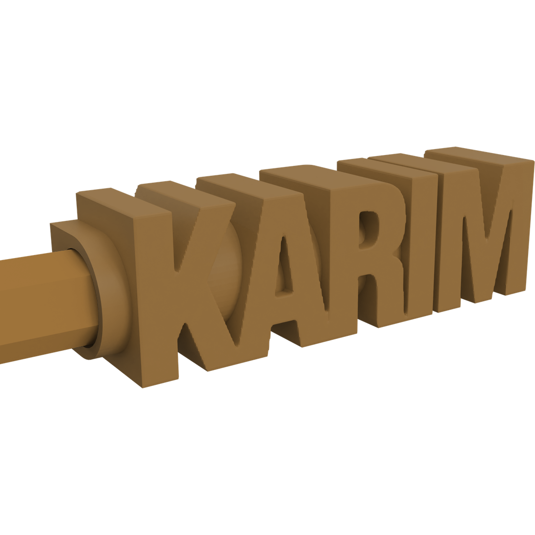 Name Pencil Topper