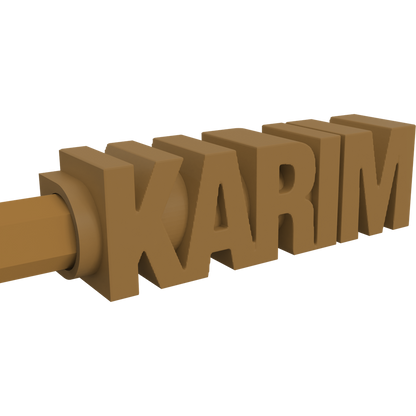 Name Pencil Topper