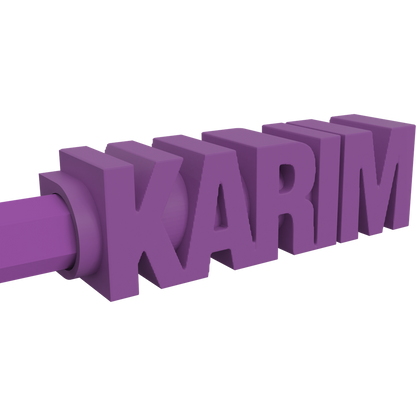 Name Pencil Topper