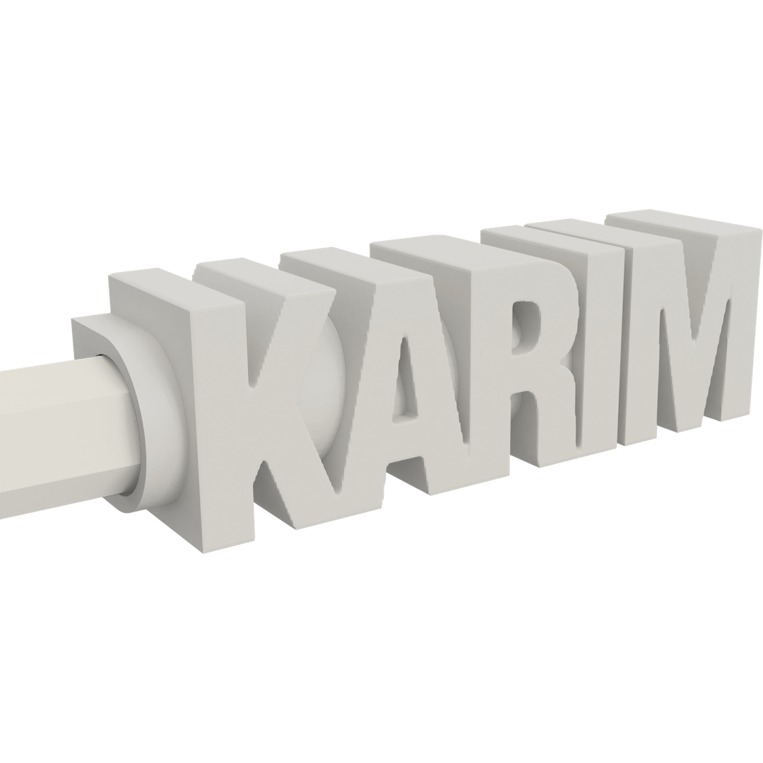 Name Pencil Topper