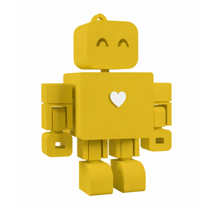 I <3 WandDo Robot Keychain