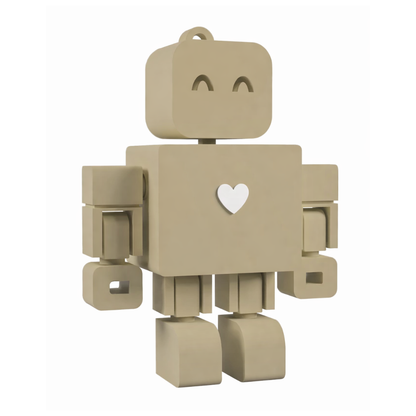 I <3 WandDo Robot Keychain