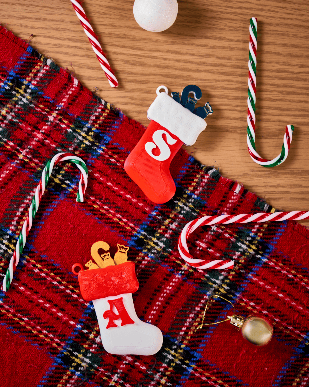 Initials Stocking Ornament