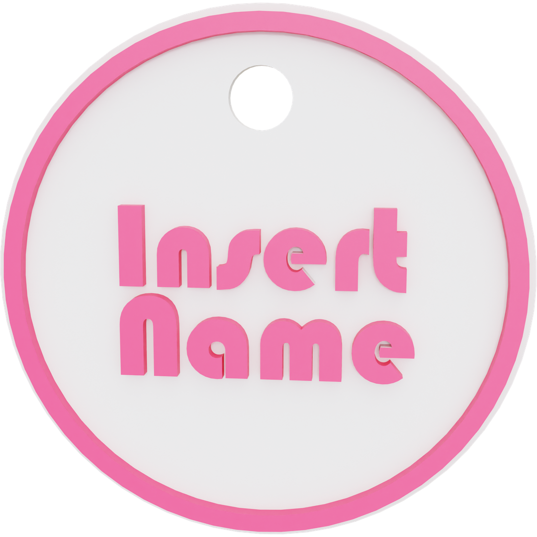 Circle Name Tag