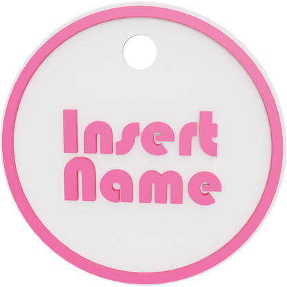 Circle Name Tag