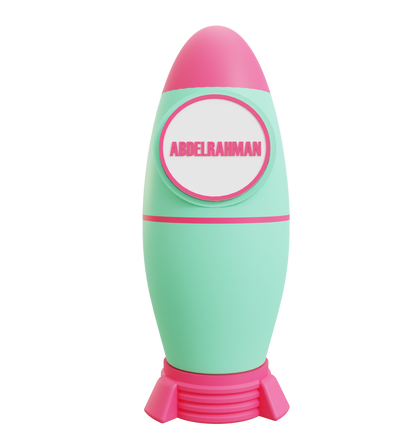 2-in-1 Rocket Pencil Case