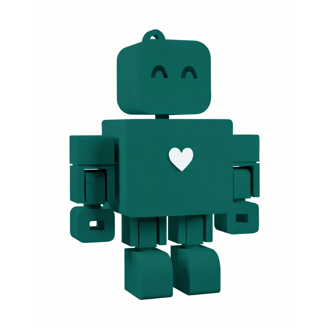 I <3 WandDo Robot Keychain
