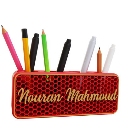 Honeycomb Pen Holder-English Edition