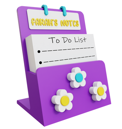 Sticky note holder