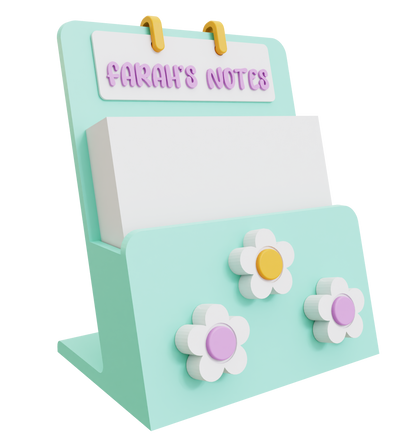 Sticky note holder