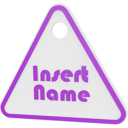 Triangle Name Tag