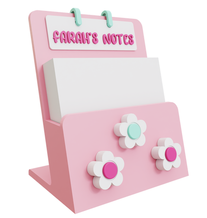 Sticky note holder
