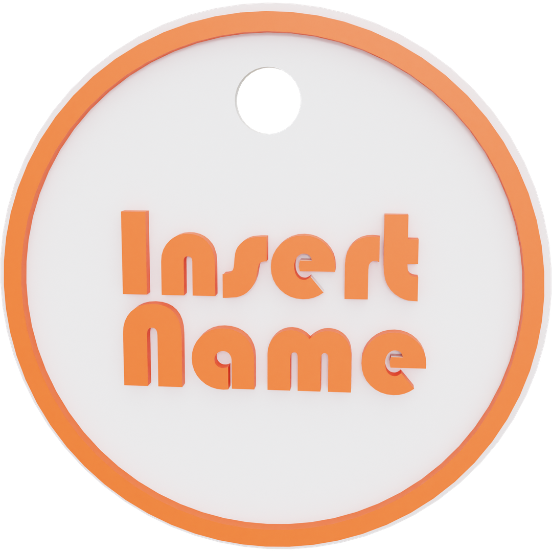 Circle Name Tag