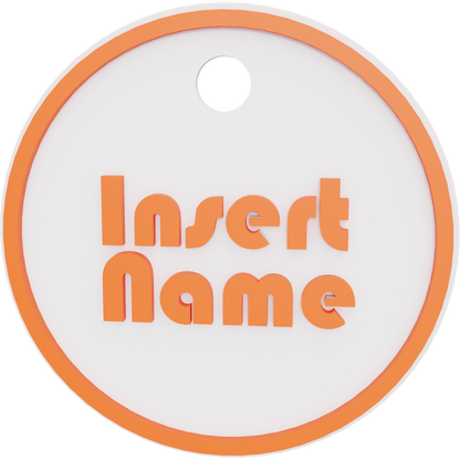 Circle Name Tag