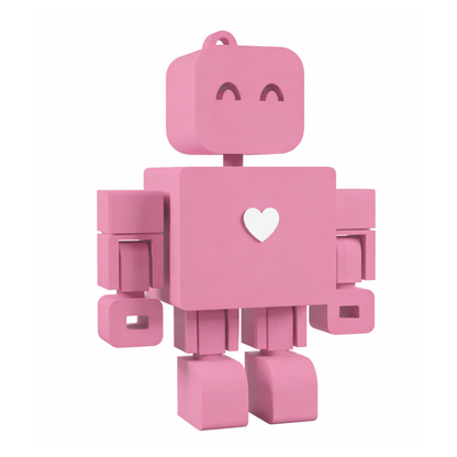 I <3 WandDo Robot Keychain