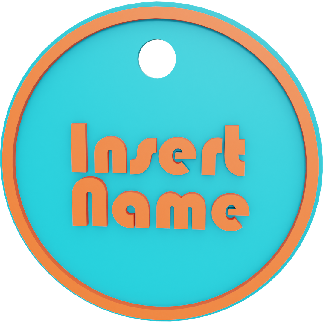 Circle Name Tag