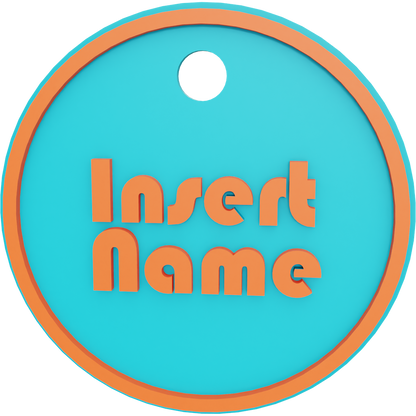 Circle Name Tag