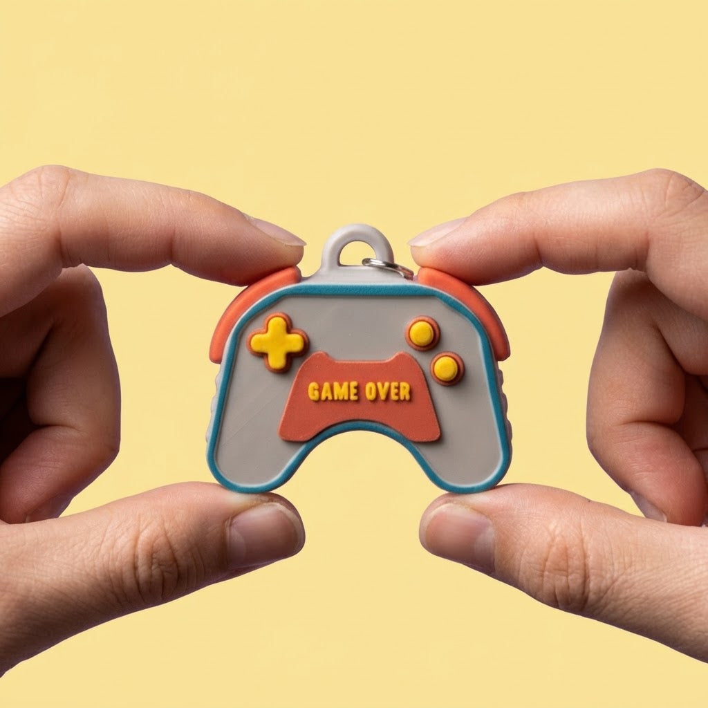 Joystick Clicker Fidget Keychain