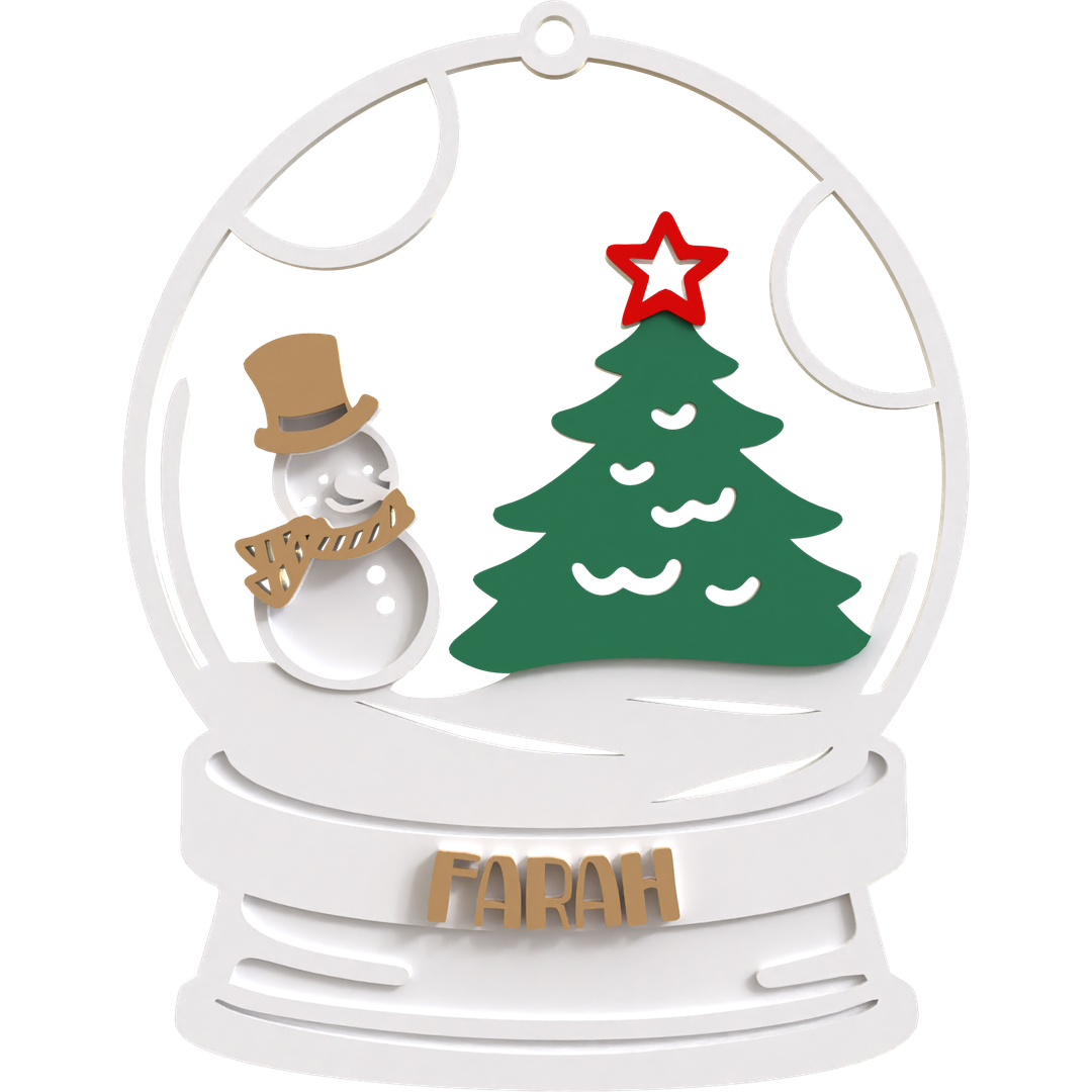 Snow Globe Ornament