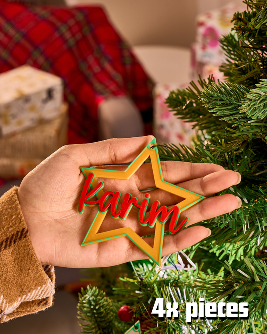 Star Ornament (BUNDLE OF 4)