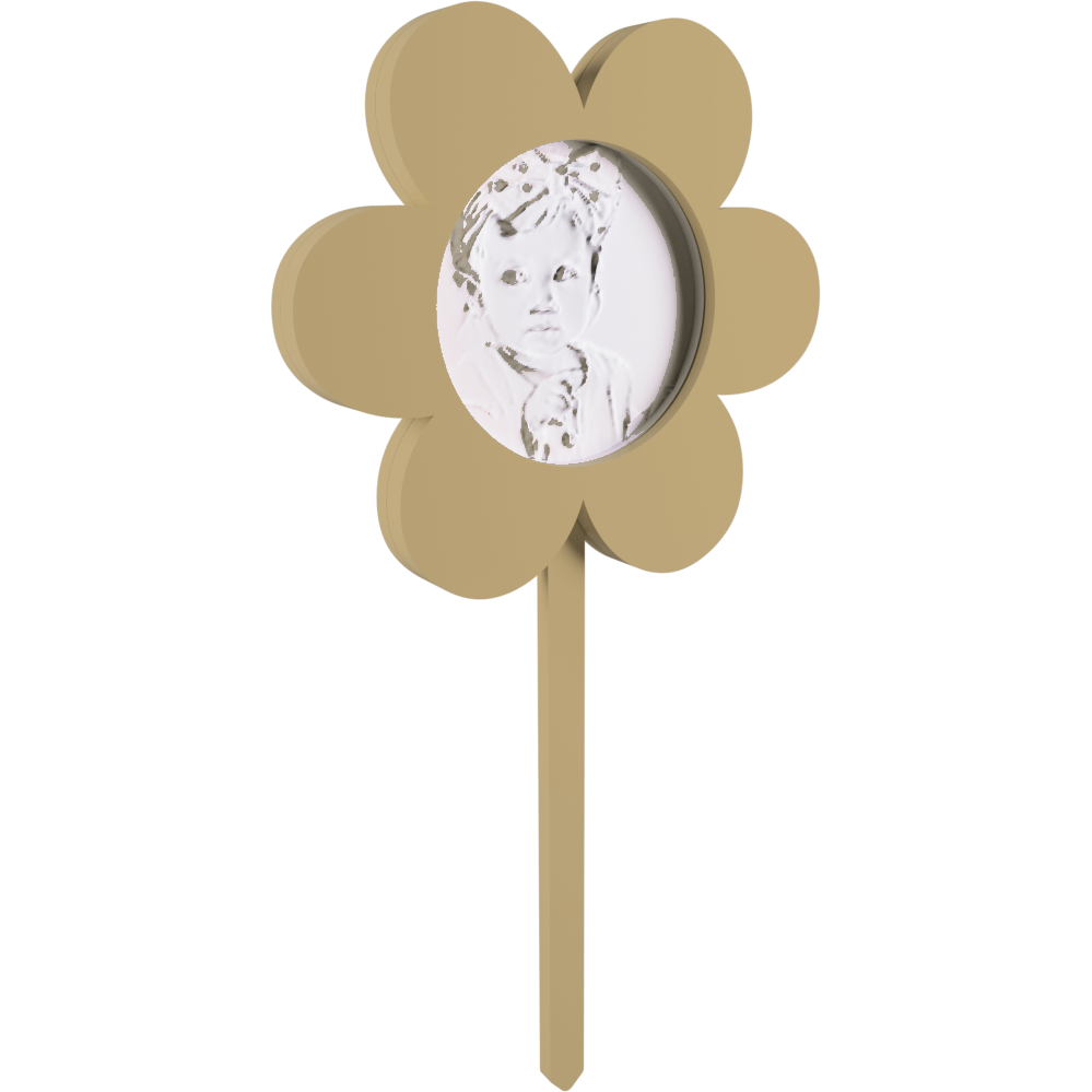 Delicate Flower Cake Topper