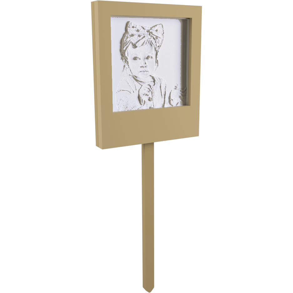 Polaroid Cake Topper